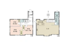【東京都/世田谷区北沢】東京都世田谷区北沢1丁目 一戸建て 間取り図