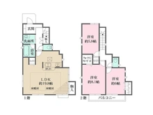 【神奈川県/横浜市戸塚区戸塚町】神奈川県横浜市戸塚区戸塚町 一戸建て 間取り図