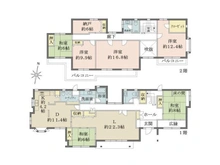 【大阪府/箕面市石丸】大阪府箕面市石丸3丁目 一戸建て 間取り図