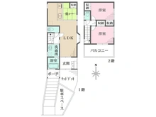 【兵庫県/西宮市松園町】兵庫県西宮市松園町 一戸建て 間取り図