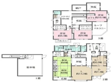 【兵庫県/西宮市豊楽町】兵庫県西宮市豊楽町 一戸建て 間取り図