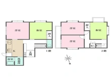 【兵庫県/宝塚市宝松苑】兵庫県宝塚市宝松苑 一戸建て 間取り図