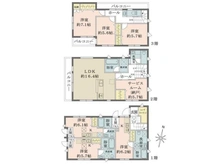 【東京都/品川区小山台】東京都品川区小山台1丁目 一戸建て 間取り図