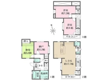 【東京都/板橋区前野町】東京都板橋区前野町4丁目 一戸建て 間取り図