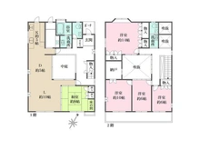 【兵庫県/芦屋市朝日ケ丘町】兵庫県芦屋市朝日ケ丘町 一戸建て 間取り図