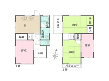 【大阪府/枚方市長尾家具町】大阪府枚方市長尾家具町2丁目 一戸建て 間取り図