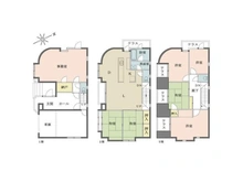 【東京都/豊島区駒込】東京都豊島区駒込6丁目 一戸建て 間取り図