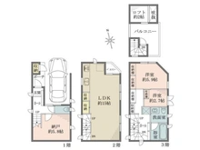 【東京都/文京区本駒込】東京都文京区本駒込4丁目 一戸建て 間取り図