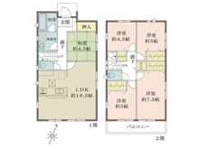 【愛知県/名古屋市西区平中町】愛知県名古屋市西区平中町 一戸建て 間取り図