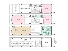 【愛知県/名古屋市中区大須】愛知県名古屋市中区大須2丁目 一戸建て 間取り図