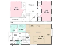 【京都府/京都市西京区桂坤町】京都府京都市西京区桂坤町 一戸建て 間取り図