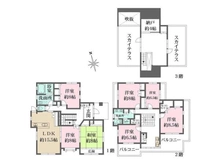 【兵庫県/神戸市灘区城の下通】兵庫県神戸市灘区城の下通3丁目 一戸建て 間取り図