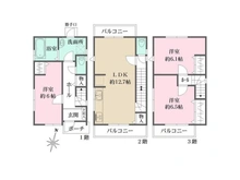 【兵庫県/神戸市灘区上野通】兵庫県神戸市灘区上野通2丁目 一戸建て 間取り図