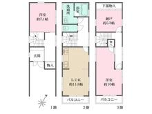【兵庫県/尼崎市次屋】兵庫県尼崎市次屋2丁目 一戸建て 間取り図
