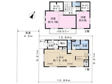 【埼玉県/さいたま市緑区大字大門】さいたま市緑区大字大門 中古一戸建て 間取り図