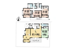 【千葉県/流山市大字流山】流山市大字流山 中古一戸建て 間取り図