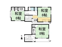 【千葉県/松戸市二十世紀が丘美野里町】松戸市二十世紀が丘美野里町 中古一戸建て 間取り図