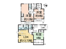 【千葉県/流山市野々下】流山市野々下3丁目 中古一戸建て 間取り図