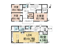【千葉県/流山市おおたかの森東】流山市おおたかの森東3丁目 中古一戸建て 間取り図