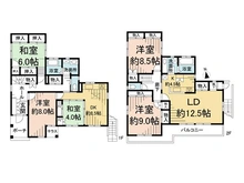 【千葉県/松戸市下矢切】松戸市下矢切 中古一戸建て 間取り図