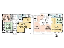 【千葉県/松戸市大谷口】松戸市大谷口 中古一戸建て 間取り図