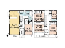 【千葉県/流山市市野谷】流山市市野谷 中古一戸建て 間取り図