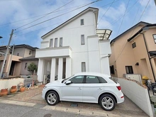 【千葉県/柏市豊四季】柏市豊四季 中古一戸建て 外観：白を基調とした外観。外壁、屋根塗装工事実施（2019年11月）