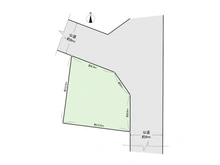 【千葉県/松戸市五香西】松戸市五香西3丁目 中古一戸建て 敷地配置図