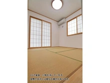 【千葉県/松戸市新松戸】松戸市新松戸7丁目 中古一戸建て １階和室（５畳）。和室の醸し出す空間は、不思議と心が落ち着きます（既存の家具小物を消すCG処理済）