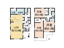 【千葉県/流山市加】流山市加2丁目 中古一戸建て 間取り図