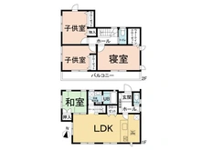 【千葉県/流山市美田】流山市美田 中古一戸建て 間取り図