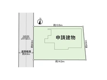 【千葉県/柏市南逆井】柏市南逆井2丁目 中古一戸建て 敷地配置図