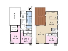 【千葉県/流山市おおたかの森北】流山市おおたかの森北2丁目 中古一戸建て 間取り図