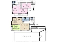 【千葉県/船橋市金杉】船橋市金杉7丁目 中古一戸建て 間取り図