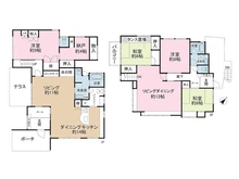 【神奈川県/藤沢市弥勒寺】藤沢市弥勒寺4丁目 中古一戸建て 間取り図