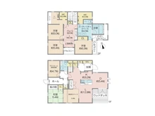 【東京都/稲城市向陽台】稲城市向陽台3丁目 中古一戸建て 間取り図