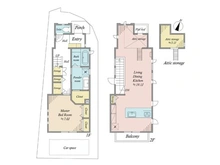 【東京都/大田区田園調布】大田区田園調布5丁目 中古一戸建て 間取り図