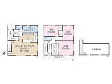 【神奈川県/鎌倉市城廻】鎌倉市城廻 中古一戸建て 間取り図