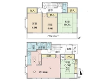 【東京都/小平市花小金井】小平市花小金井2丁目 中古一戸建て 間取り図