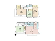 【東京都/小金井市前原町】小金井市前原町4丁目 中古一戸建て 間取り図
