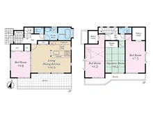 【東京都/世田谷区北烏山】世田谷区北烏山5丁目 中古一戸建て 間取り図