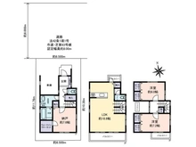 【埼玉県/川口市芝富士】川口市芝富士1丁目 中古一戸建て 間取り図