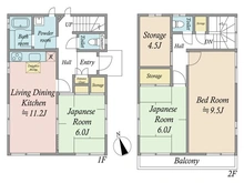【埼玉県/川口市差間】川口市差間2丁目 中古一戸建て 間取り図