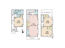 【東京都/国分寺市北町】国分寺市北町2丁目 中古一戸建て 間取り図