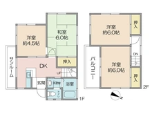【東京都/足立区舎人】足立区舎人3丁目 中古一戸建て 間取り図