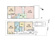 【東京都/中野区鷺宮】中野区鷺宮1丁目 中古一戸建て 間取り図