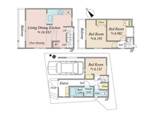 【東京都/北区豊島】北区豊島2丁目 中古一戸建て 間取り図
