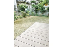 【千葉県/千葉市中央区登戸】千葉市中央区登戸5丁目 中古一戸建て ゆったりしたお庭とリビングからデッキに出られます。