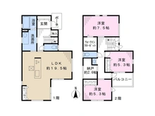 【千葉県/千葉市中央区宮崎町】千葉市中央区宮崎町 中古一戸建て 間取り図