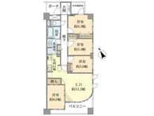 【千葉県/船橋市山野町】レクセルマンション西船橋第弐 間取り図